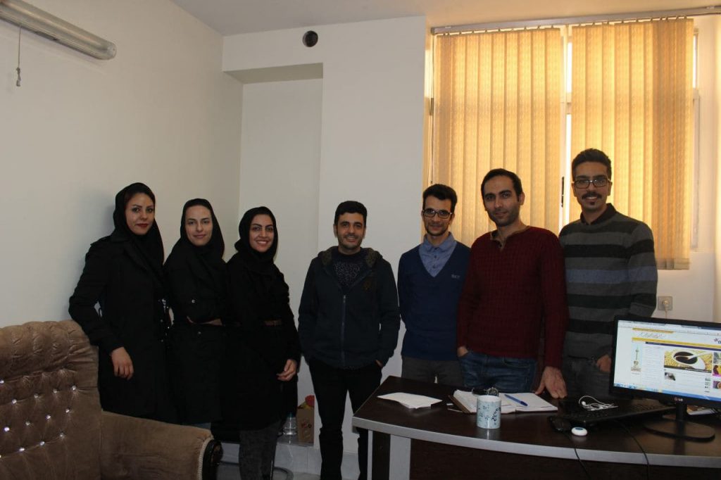 تیم اولیهی ستاره در دفتر اصفهان، زمستان ۱۳۹۵